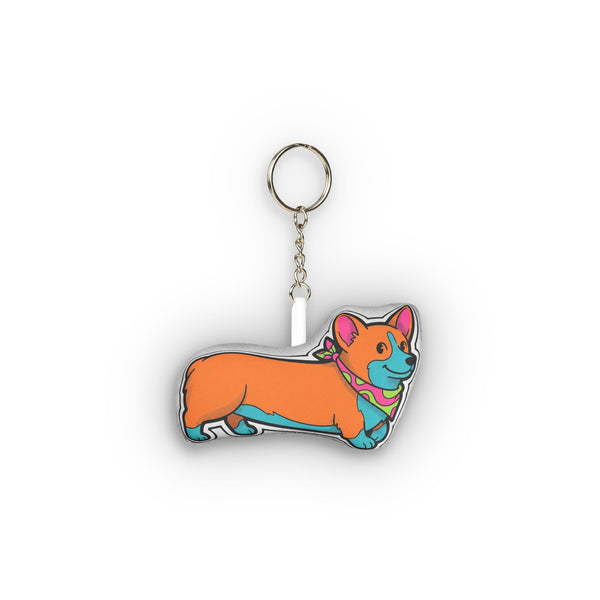Y2K Corgi Plush Keychain | Tritan