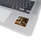 Acrylic Poodle - Winter Hearth | Kiss-Cut Stickers