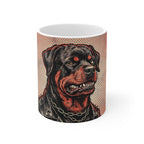 Rottweiler Cozy Set — 2-Piece Blanket + Mug Gift Set | Comic | Tritan