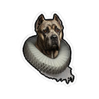Cane Corso Renaissance Royal Portrait Sticker, Dog Portrait Vinyl Decal, Kiss-Cut Sticker, Cane Corso Lover Gift