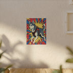 Siberian Husky Canvas Print - Dynamic Comic Book Pop Art Dog Wall Decor