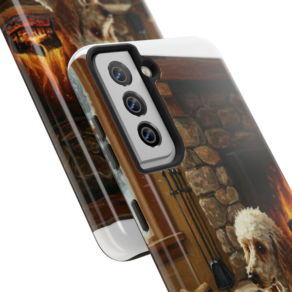 Poodle Phone Case — Acrylic Dog Art | iPhone 17/16/15 & Samsung | Dog Lover Gift — Lifestyle View