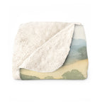 Golden Retriever Watercolor Lavender Fields Throw Blanket | Premium Dog Prints | Tritan — view 4 of 9
