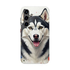 Siberian Husky Watercolor Wildflower Field Phone Case | Premium Dog Prints | Tritan — view 9 of 28