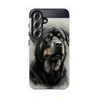 Charcoal Rottweiler Rottweiler Tough Phone Case - Rottweiler pride — gentle giants deserve great art — view 28 of 103