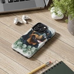 Rottweiler Watercolor Botanical Wreath Phone Case | Premium Dog Prints | Tritan — view 11 of 28