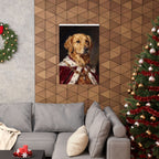 Golden Retriever Kings & Queens Royal Portrait Matte Poster, Regal Dog Art Print, Golden Retriever Lover Gift, Wall Art