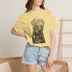 Labrador Print Shirt | Woodcut Style Dog Tee