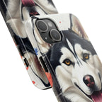 Siberian Husky Watercolor Wildflower Field Phone Case | Premium Dog Prints | Tritan — view 20 of 28