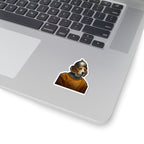 Beagle Medieval Knight Portrait Sticker, Dog Portrait Vinyl Decal, Kiss-Cut Sticker, Beagle Lover Gift