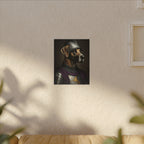 Great Dane Medieval Knight Portrait Canvas Wall Art, Regal Dog Painting, Great Dane Lover Gift, Stretched Canvas