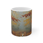 Acrylic Corgi - Autumn Woods | Ceramic Mug 11oz