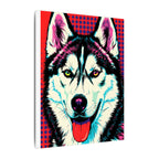 Pop Art Husky Canvas — Bold Dog Wall Art
