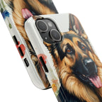 German Shepherd Watercolor Wildflower Field Phone Case | Premium Dog Prints | Tritan — view 20 of 28