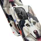 Siberian Husky Watercolor Wildflower Field Phone Case | Premium Dog Prints | Tritan — view 23 of 28