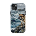 Acrylic Gallery Print English Bulldog - Coastal Cliffside | Tough Phone Case — view 7 of 28