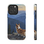 Acrylic Corgi - Mountain Overlook | Tough Phone Case