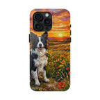 Border Collie Acrylic Gallery Print Sunset Prairie Tough Phone Case | Dog Lover Gift — view 7 of 24