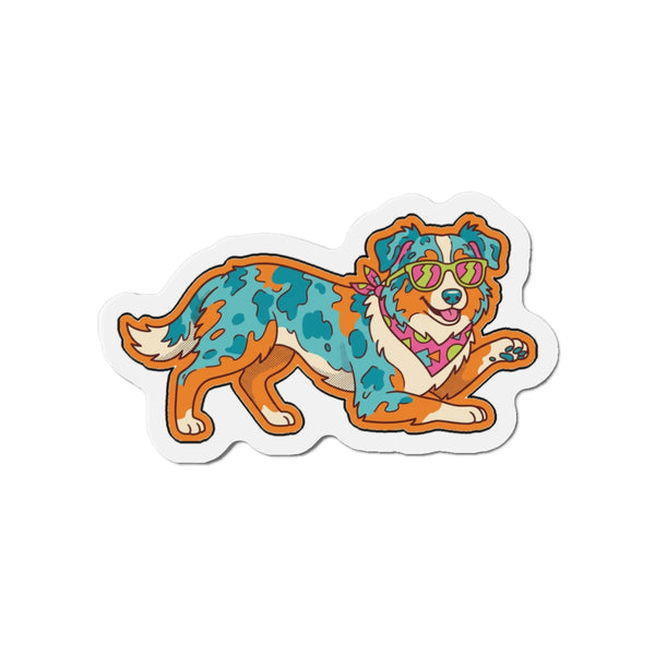 Y2K Australian Shepherd Magnet | Tritan