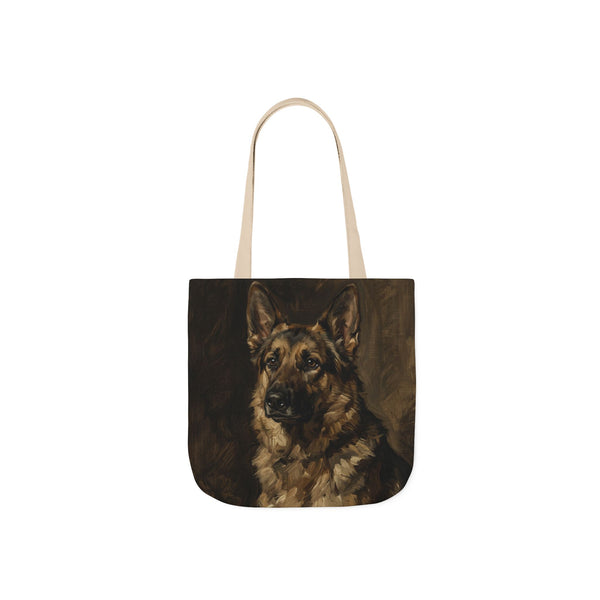 German Shepherd Tote Bag | Painterly Dog Art Canvas Tote | German Shepherd Mom Gift | Dog Lover Market Bag | Pet Portrait Accessory