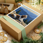 Acrylic Shih Tzu - Mountain Overlook | Kiss-Cut Stickers