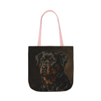 Rottweiler Tote Bag | Painterly Dog Art Canvas Tote | Rottie Mom Gift | Dog Lover Market Bag | Pet Portrait Accessory