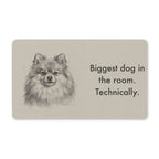 Pomeranian Doormat | Pencil Sketch Dog Floor Mat | Pom Lover Gift | Dog Mom Home Decor | Indoor Entryway Welcome Mat