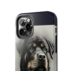 Charcoal Rottweiler Rottweiler Tough Phone Case - Rottweiler pride — gentle giants deserve great art — view 50 of 103