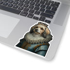 Havanese Kings & Queens Royal Portrait Sticker, Dog Portrait Vinyl Decal, Kiss-Cut Sticker, Havanese Lover Gift