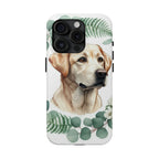 Labrador Retriever Watercolor Botanical Wreath Phone Case | Premium Dog Prints | Tritan — view 6 of 28