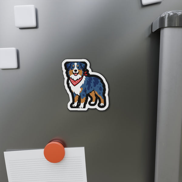 Pop Art Australian Shepherd Magnet | Tritan — Lifestyle View