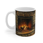Acrylic Labrador Retriever - Winter Hearth | Ceramic Mug 11oz