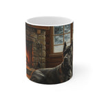 Acrylic Gallery Print Cane Corso - Winter Hearth | Ceramic Mug 11oz