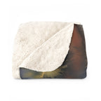 French Bulldog Watercolor Autumn Path Throw Blanket | Premium Dog Art | Tritan