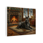 Cane Corso Acrylic Painting Canvas Wall Art | Dog Lover Gift | Stretched Canvas Print | Pet Portrait Decor