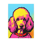 Pop Art Poodle Canvas — Bold Dog Wall Art