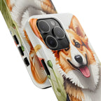 Corgi Watercolor Wildflower Field Phone Case | Premium Dog Prints | Tritan — view 23 of 28
