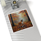 Acrylic Boxer - Autumn Woods | Kiss-Cut Stickers