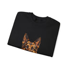 German Shepherd Sweatshirt | Painterly Dog Art Crewneck | German Shepherd Mom Gift | Cozy Pullover for Dog Lovers | Pet Portrait Apparel