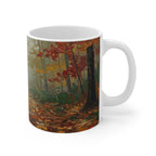 Acrylic French Bulldog - Autumn Woods | Ceramic Mug 11oz