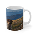 Acrylic German Shorthaired Pointer - Mountain Overlook | Ceramic Mug 11oz