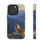 Acrylic Corgi - Mountain Overlook | Tough Phone Case