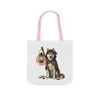 Husky Halloween Tote Bag | Reaper Dog Canvas Tote | Tritan
