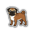 Pop Art Pug Sticker | Tritan