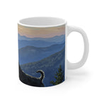 Acrylic Miniature Schnauzer - Mountain Overlook | Ceramic Mug 11oz