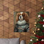 Cavalier King Charles Spaniel Renaissance Royal Portrait Matte Poster, Regal Dog Art Print, Cavalier King Charles Spaniel Lover Gift, Wall Art