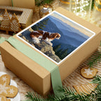 Acrylic Cavalier King Charles Spaniel - Mountain Overlook | Kiss-Cut Stickers