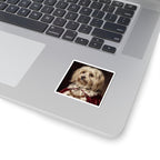 Havanese Kings & Queens Royal Portrait Sticker, Dog Portrait Vinyl Decal, Kiss-Cut Sticker, Havanese Lover Gift