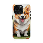 Corgi Watercolor Wildflower Field Phone Case | Premium Dog Prints | Tritan — view 6 of 28