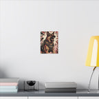 Comic Book German Shepherd Canvas | Bold Dog Wall Art